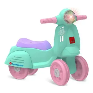 Veiculo Para Bebe Banderetta Equilibrio Vd/rs/ll Verde/rosa/ Verde/rosa/lilás