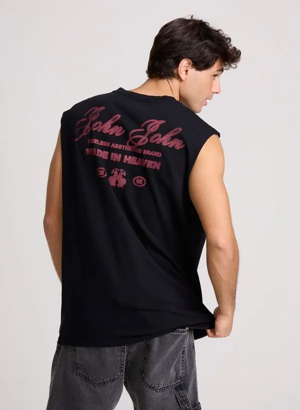 Regata Relaxed Fit Bright Light Black John John Masculina M