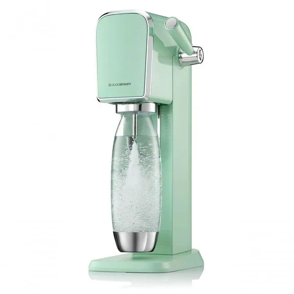 Máquina para Gaseificar Água Art Fresh Mint Edição Especial Verde com Garrafa 1L Sodastream Máquina Para Gaseificar água Art Fresh Mint Sodastream Verde