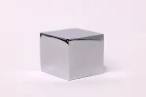 Ponteira Para Varão de Cortina Tampa Quadrada 28mm Cromado DEVICTOR