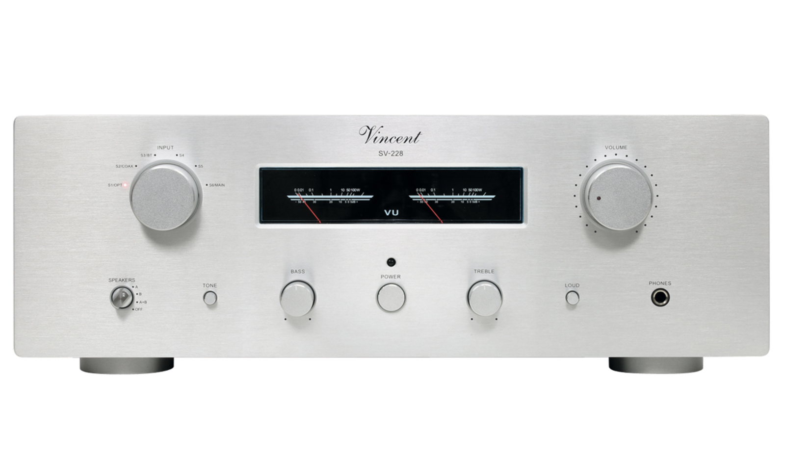 Amplificador Integrado Hibrido Vincent SV-228 Silver
