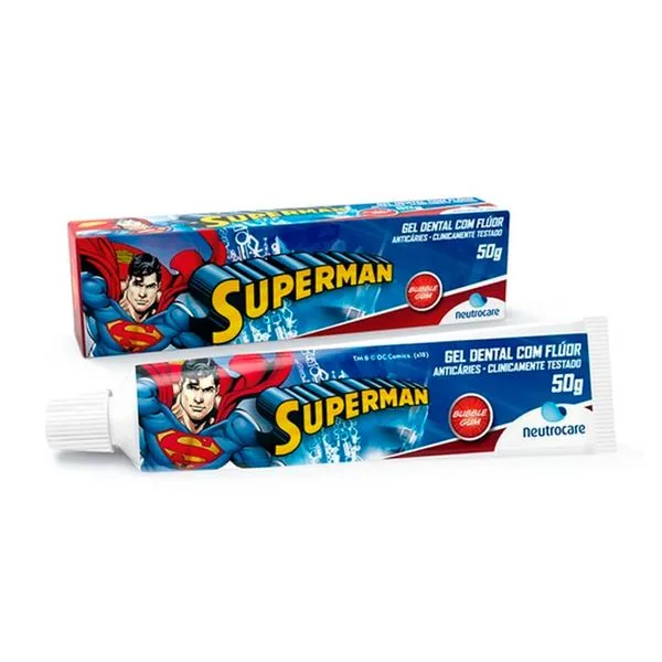 Gel Dental Neutrocare Superman 50g