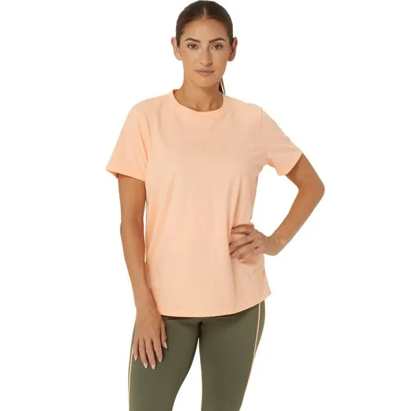 Camiseta ASICS Training Core Graphic - Feminino - Laranja - tam: PP