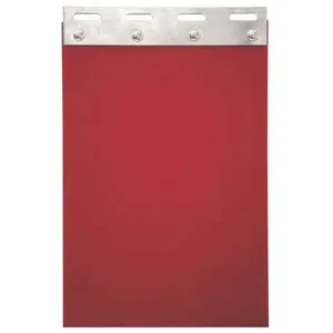 Cortina em Tira com Pendural Vermelha 2 Metros - 10433110 - CARBOGRAFITE