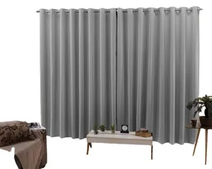 Cortina 6,00x2,50 Sala Quarto Cozinha Blackout Corta luz Cinza