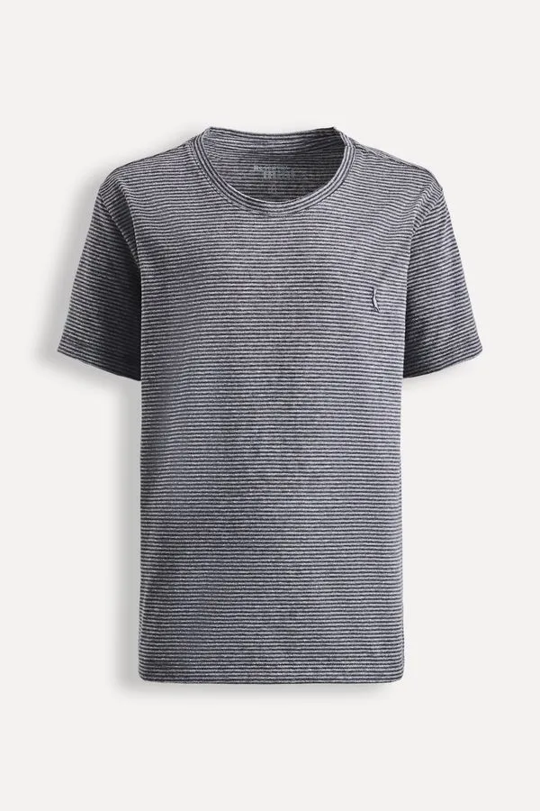 Camiseta Mini Mc Romeo Cinza Mescla Escuro - 02
