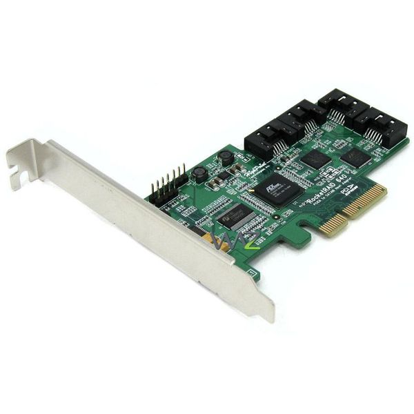 Controladora SATA RAID - PCI-E - Highpoint RocketRAID 640 - RR640LF - 4 canais - Box.
