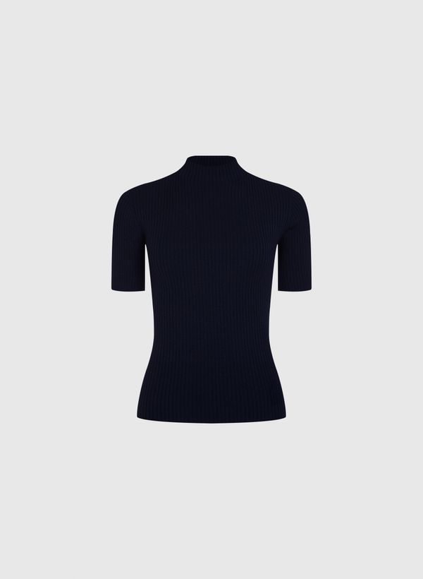 Blusa Romena Marinho Tricot Bo.Bô Feminina P