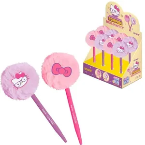 CANETA CORPO METAL POMPOM HELLO KITTY - UNIDADE - LEOARTE