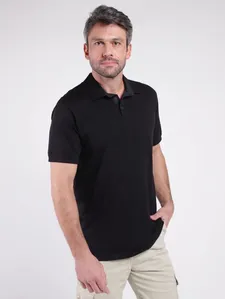 Polo Manga Curta Elétron Masculina PRETO M
