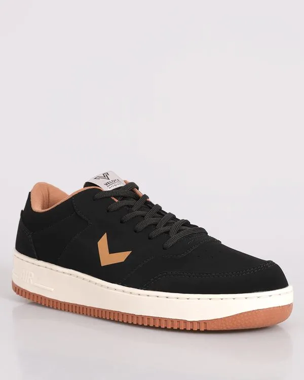 Tênis Masculino Casual Veloce Camurça Preto 42