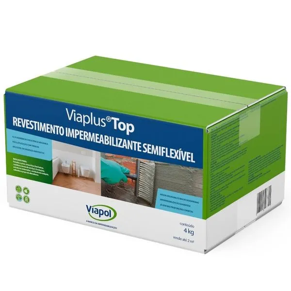 Revestimento Impermeabilizante Semi-Flexível Viaplus Top 4 Kilos - 2011 - VIAPOL