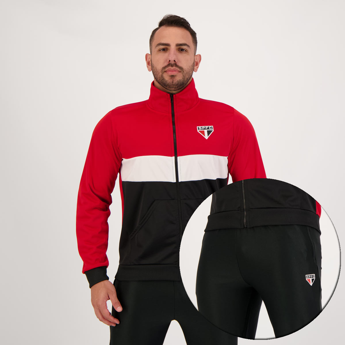 Agasalho São Paulo Cohen Feel Preto