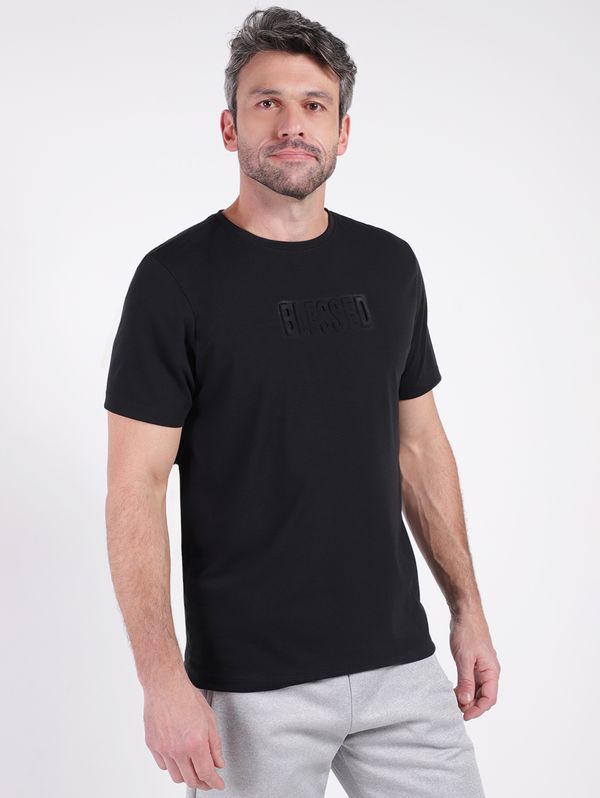 Camiseta Manga Curta Masculina PRETO G