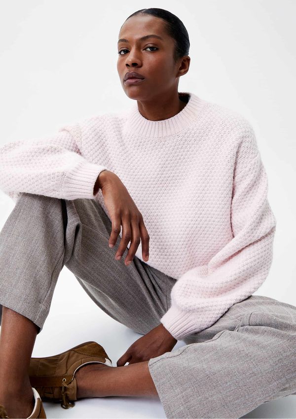 Suéter Feminino Em Tricô - Rosa XP
