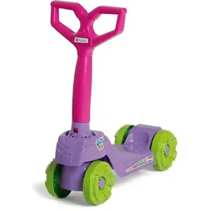Patinete Mini Scooty Menina Guidão Reclinável Coordenação Motora Calesita Brinquedos Patinete Mini Scooty Menina Guidão Reclinável Calesita Brinquedos