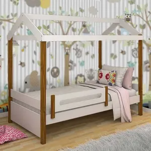 Cama Casa Eliz Branco-mel