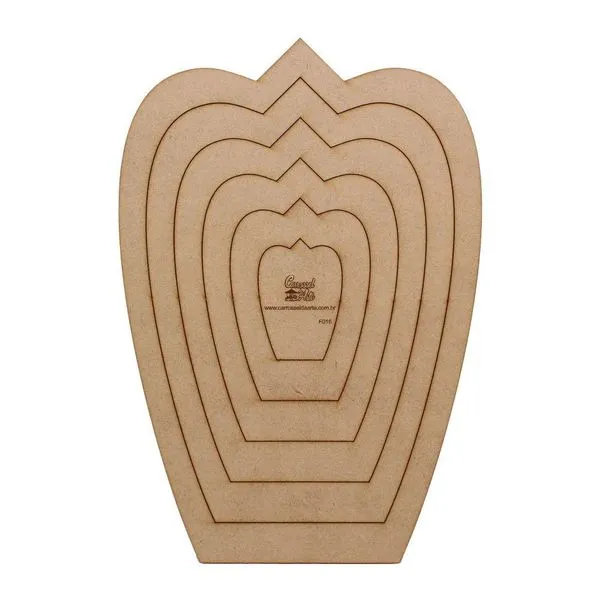 Gabarito Flor Gigante Mdf F016