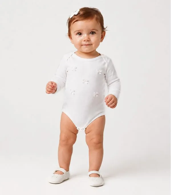 Body Infantil Menina Trick Nick Bege G