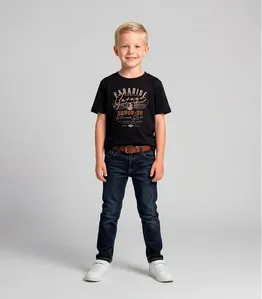Camiseta Menino em Meia Malha Trick Nick Preto 8
