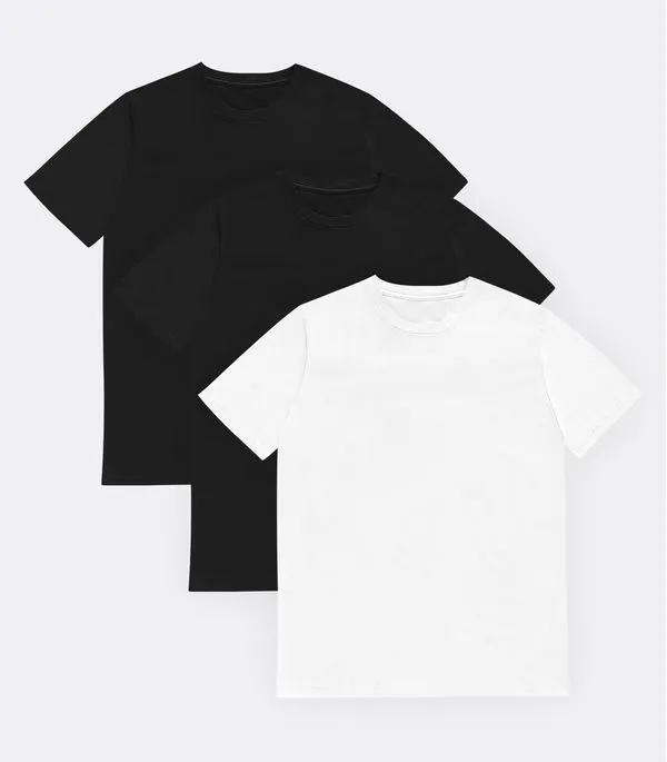 Kit 3 Camisetas Masculinas Manga Curta Básicas Select Sortidas G1