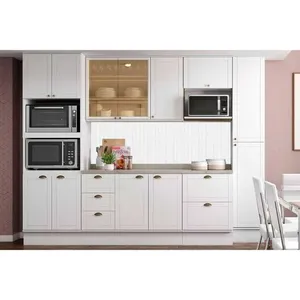 Cozinha Modulada Carraro 9 Peças Bella C9P23 Branco