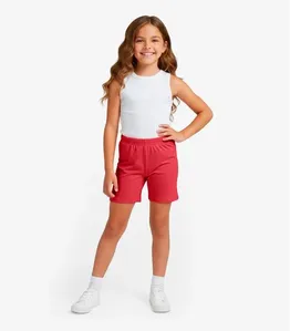 Bermuda Ciclista Infantil Básica Soletex Vermelho 2