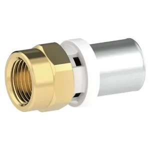 Conector de Prensar Fêmea para Tubo Airpert Emmeti Conector de Prensar Fêmea para Tubo Airpert 20X5/8" Emmeti