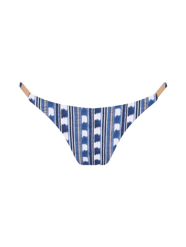 Tanga Lateral Estreita Estampada Montevidéu AZUL M