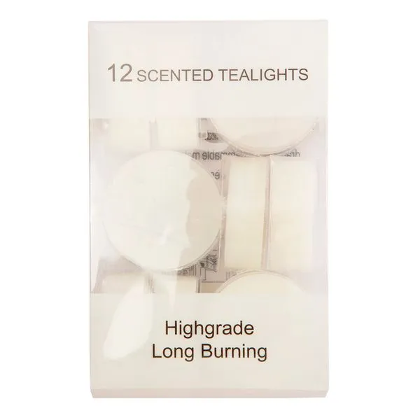 Kit 12 Velas Rechaud Cera 3,7x1,4cm LM3683 - honeyhome