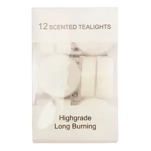 Kit 12 Velas Rechaud Cera 3,7x1,4cm LM3683 - honeyhome