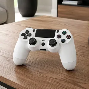 Controle de Videogame Playstation Double-Motor para PS4 PC Smart TV com Cabo USB Branco Controle Playstation Double-Motor para PS4 PC Smart TV Branco