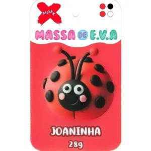 Massa Para Modelar Eva 28g 4 Cores Joaninha
