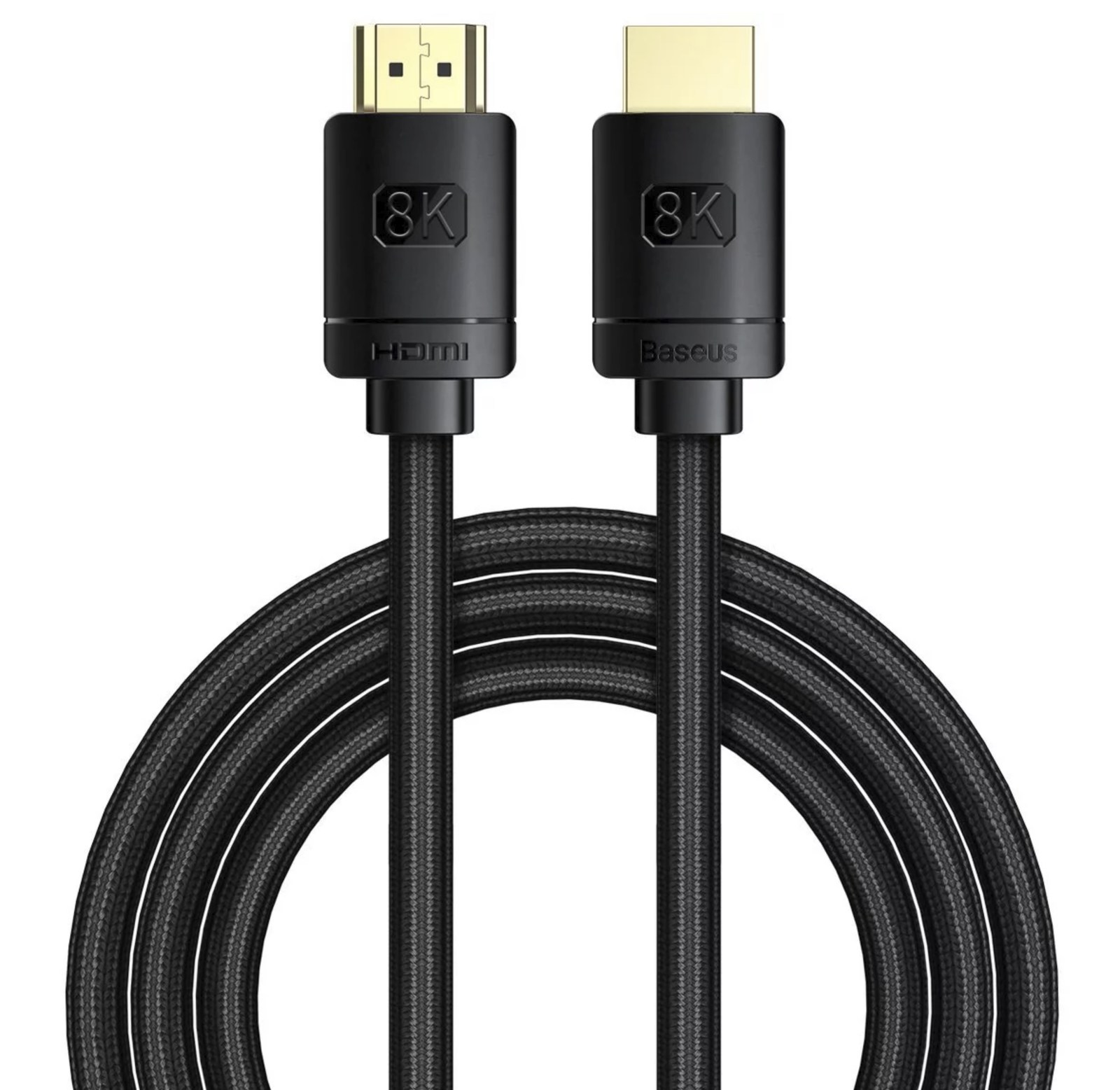 Cabo HDMI Baseus High Definition Series HDMI 2.1, 8K 60Hz, 3D, HDR, 48Gbps, 2m ( black )