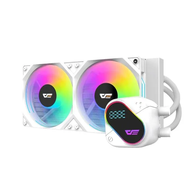 Water Cooler Darkflash 240mm para Processador DO240 ARGB Branco