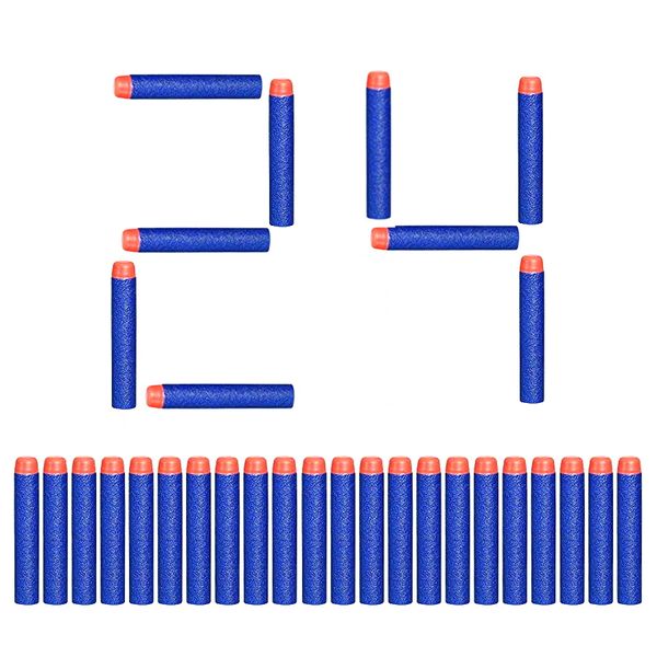 Kit 24 Dardos Para Lançadores Nerf E Arminhas De Pressão