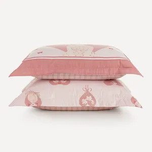 Kit Fronha e Porta-travesseiro Infantil 100% Algodão Ameli