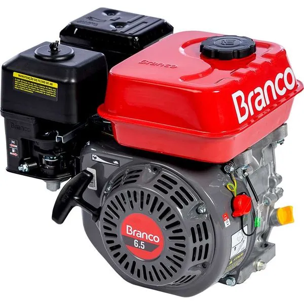 Motor a gasolina 6,5 hp 4 tempos sem alerta de óleo B4T-6.5 BRANCO