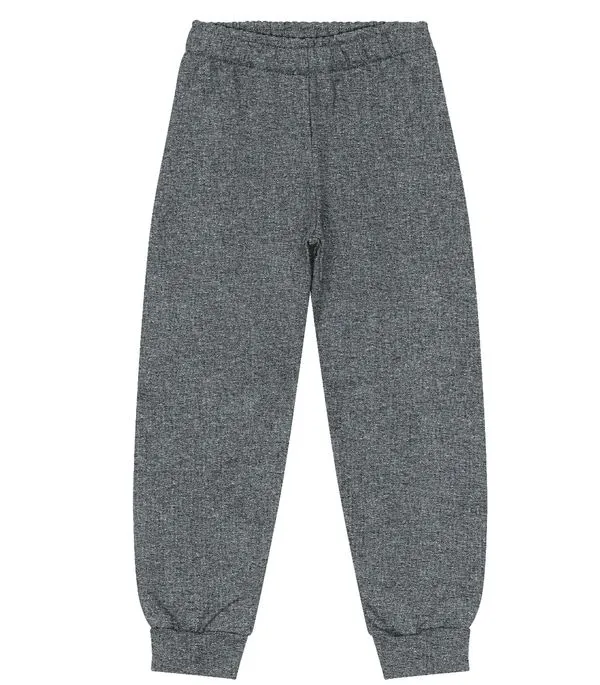 Calça Infantil Moletom Básica Rovitex Kids Cinza 18