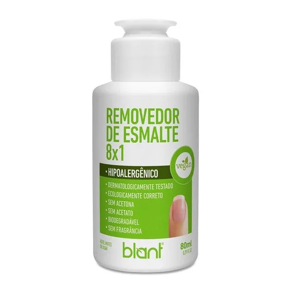 Removedor Esmalte Blant 8x1 - Alta Remoção e Hidratação