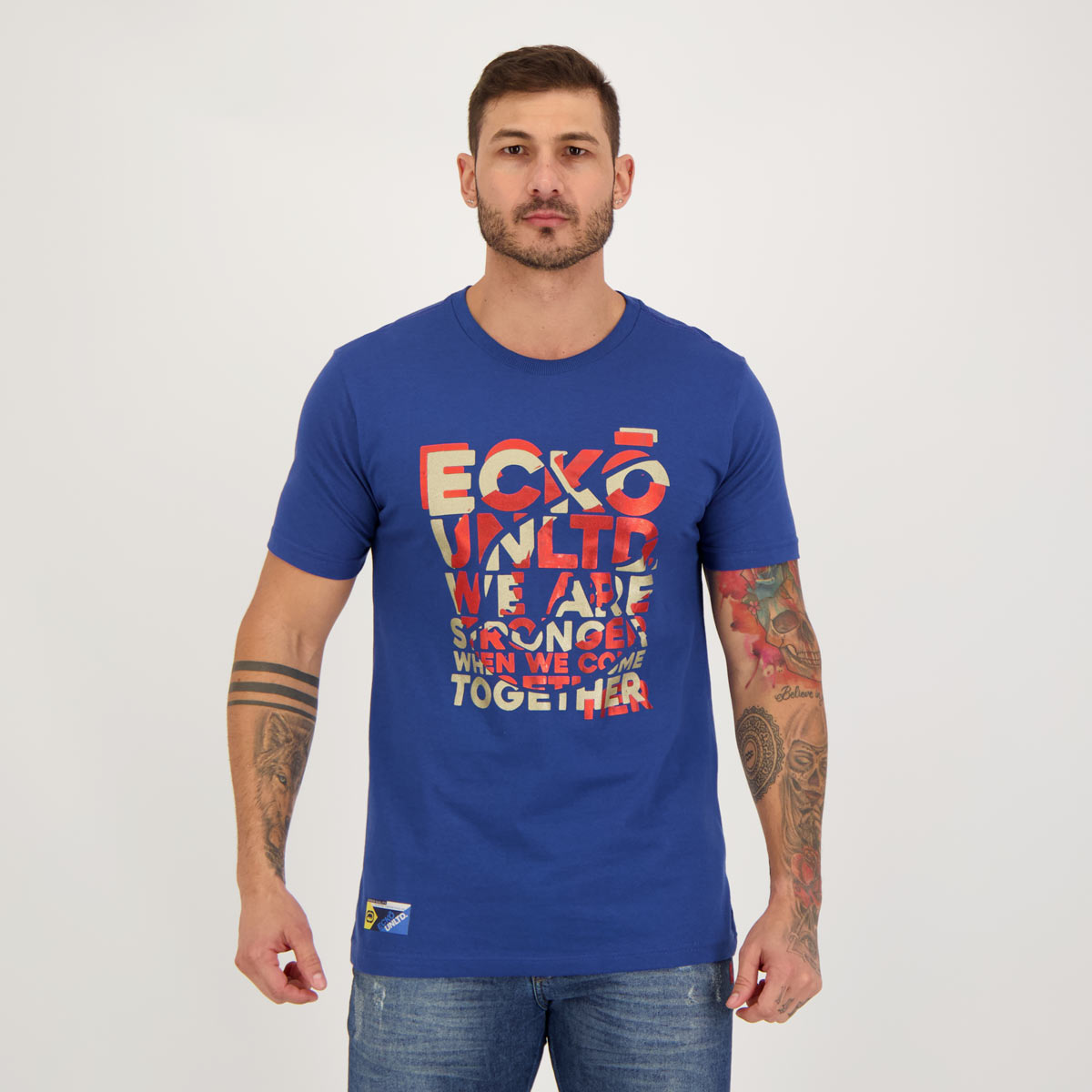 Camiseta Ecko Rhino Strong Azul