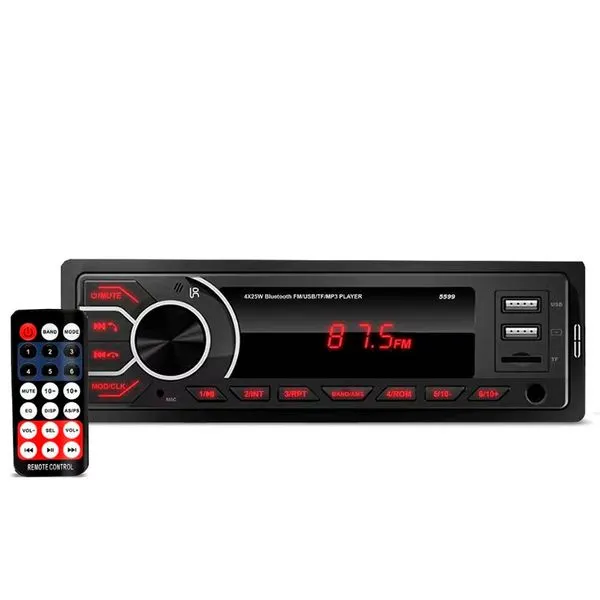 Radio Automotivo First Option 5599 Mp3 Player Bluetooth USB SD FM Aux 4x25w