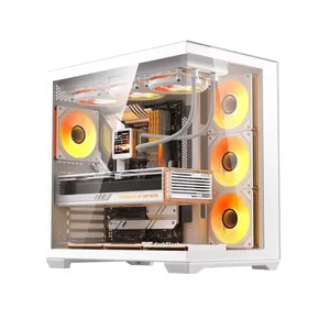 Gabinete Gamer Darkflash C280 E-ATX Lateral de Vidro ARGB Branco