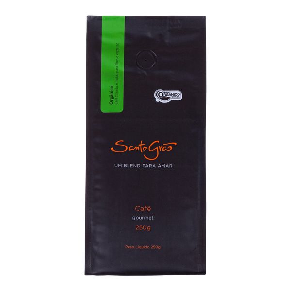 Café Santo Grão Orgânico Moído 250G