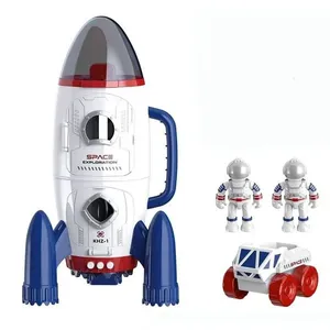 Foguete Espacial - Space Station Set - Luz E Som - St Import