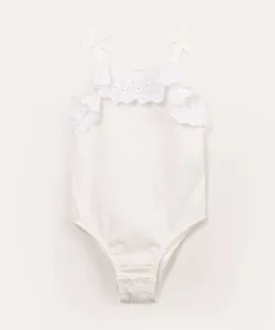 body infantil com babado rendado off white 4