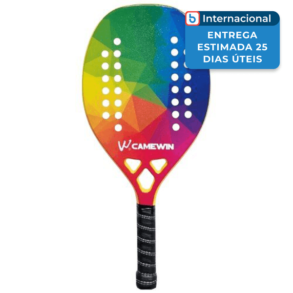 Raquete Beach Tennis Camewin Colorido J-MBI