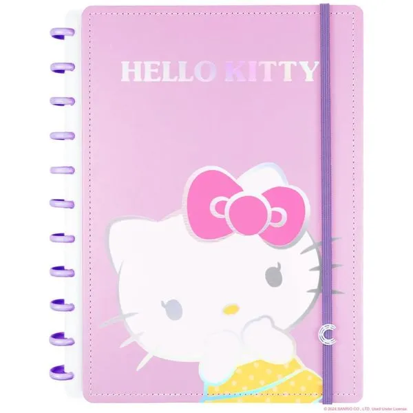 Caderno Inteligente 80 Folhas Grande Hello Kitty
