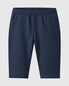 Bermuda Infantil Menina Ciclista Em Algodão Malwee Kids Azul Escuro - 3