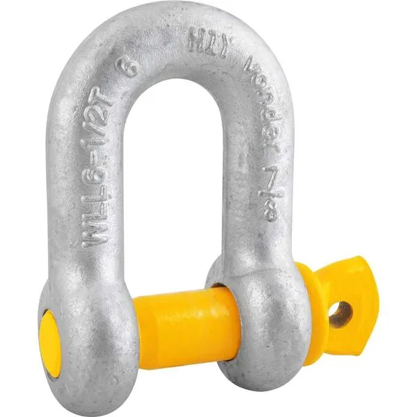 Manilha Reta para Cabo de Aço 7/8" 6,50t Uso Industrial - VONDER PLUS